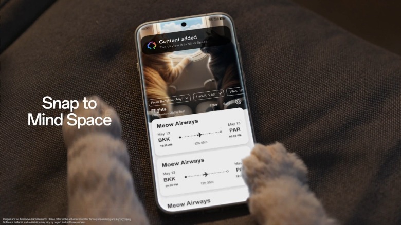 Oppo's Mind Space feature suite is showcased in a promotional video.