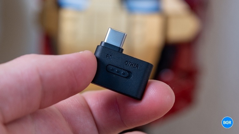 USB-C dongle that comes with the Sony Inzone H9 II gaming headset