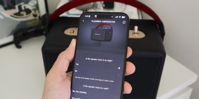 Marshall's app on the iPhone makes a big difference for fine-tuning the listening experience