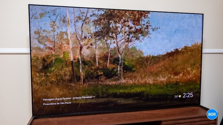 Sony Bravia 8 II TV on a TV stand