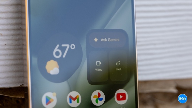 Gemini features on the Pixel 10 Pro XL