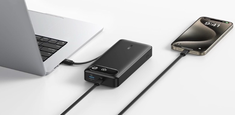 The Anker Power Bank charger.